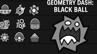 PLay Geometry Dash: Black Ball now!