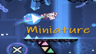 PLay Geometry Dash Miniature now!